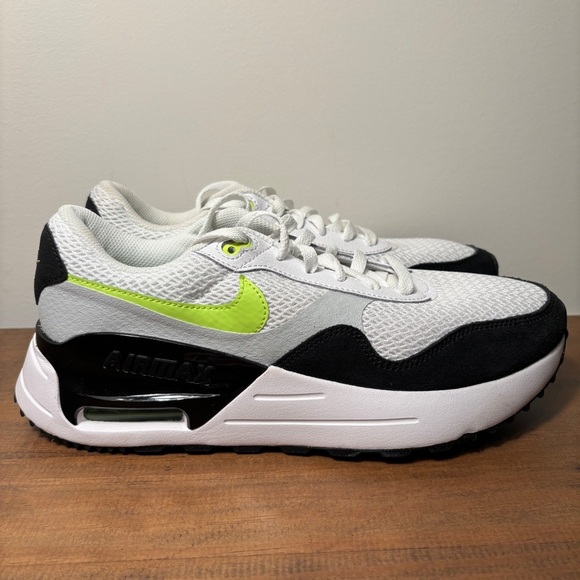 Nike Other - Nike Air Max SYSTM White Volt Sneakers Shoes DM9537-100 Men's Size 9